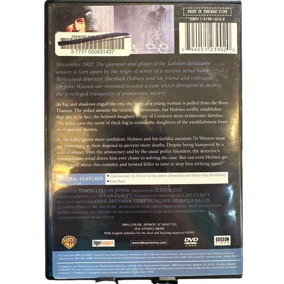 Sherlock Holmes and the Case of the Silk Stocking DVD Movie Rupert Everett - Picture 2 of 4